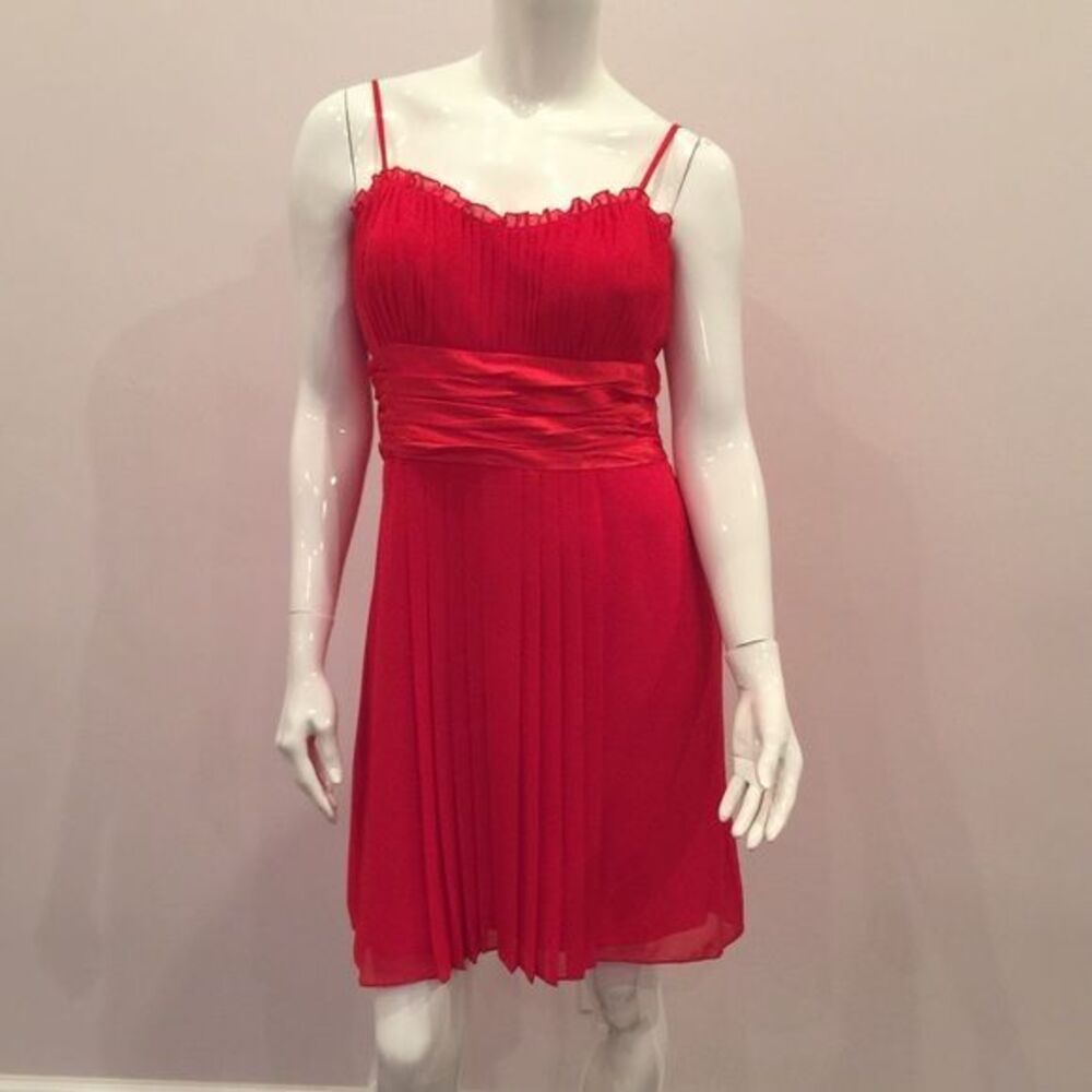 Red cocktail dress